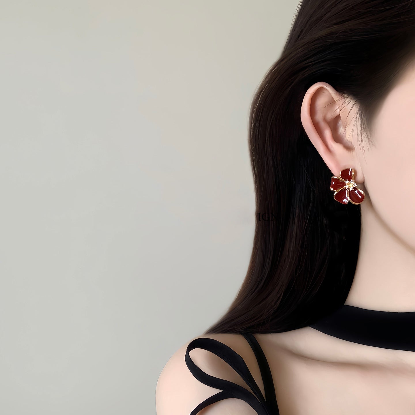 A2廠 韓國韓版滴油花朵電鍍18K真金銀針耳環 批發 折扣@洽客服 25.12.W1「WE5277」