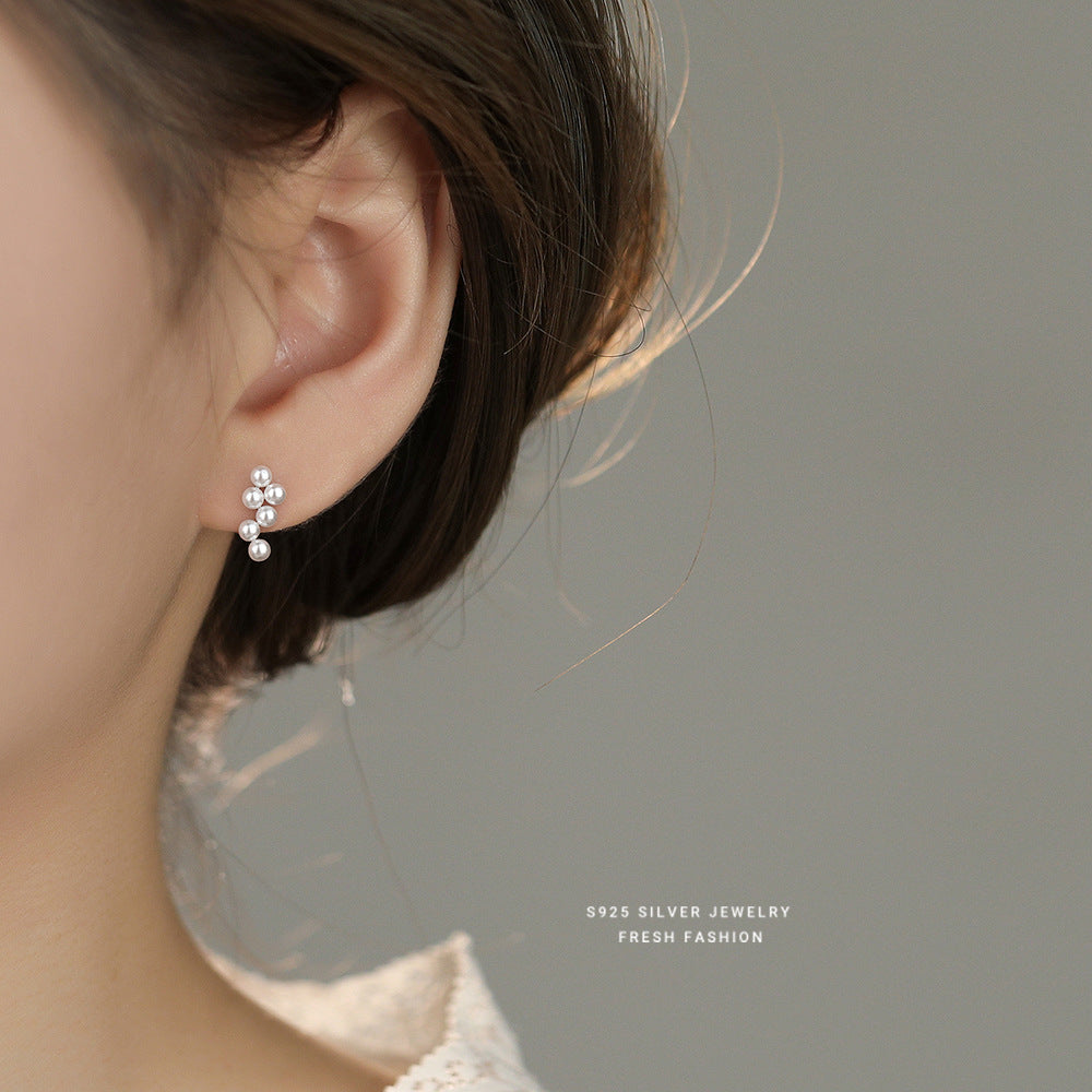 C廠 韓國韓版氣質輕奢珍珠 S925純銀耳環 批發 折扣@洽客服 25.12.W3「E5886」