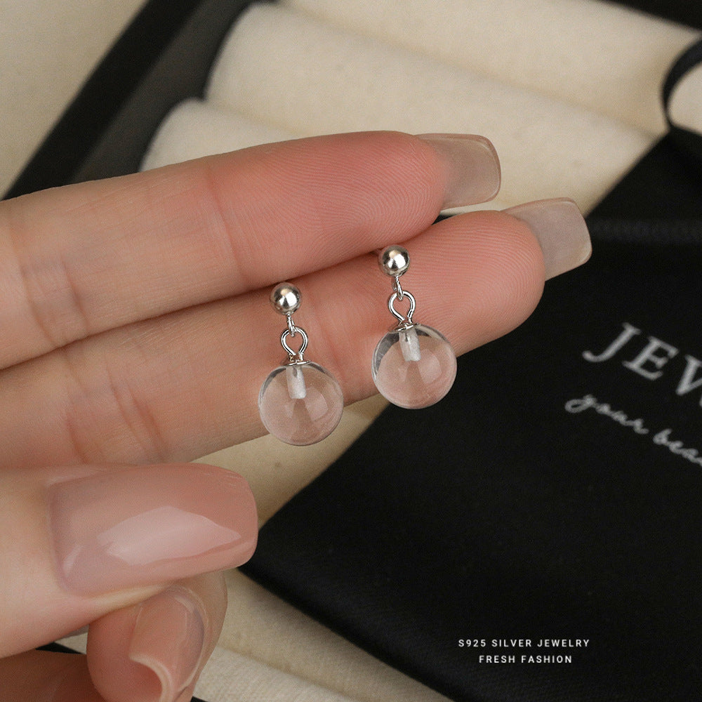 C廠 韓國韓版小燈泡仿水晶S925純銀耳環 批發 折扣@洽客服 24.11.W2「E5779」