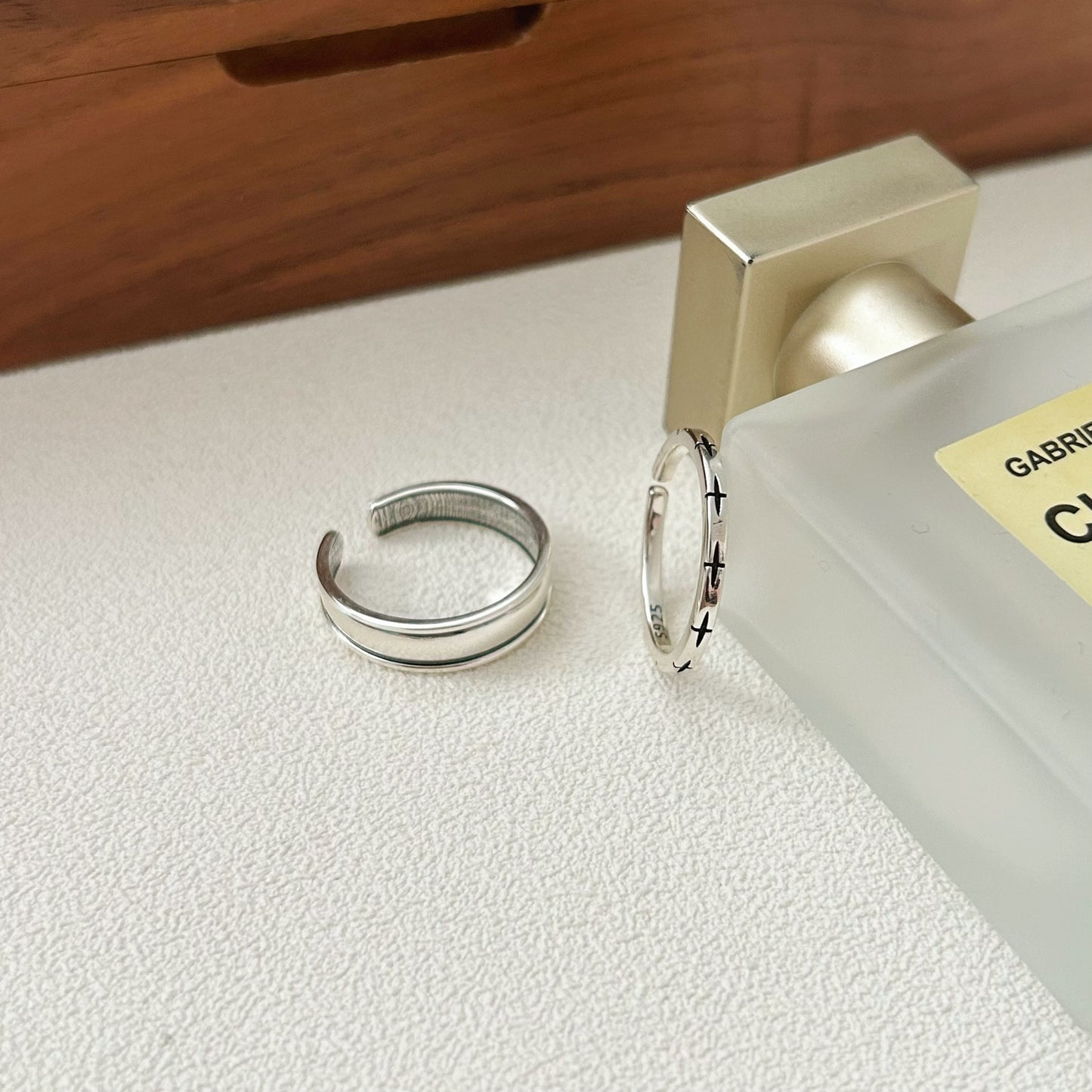 C3廠 韓國韓版幾何滿天星S925純銀戒指 批發 折扣@洽客服 25.11.W1「hjz296 hjz295」