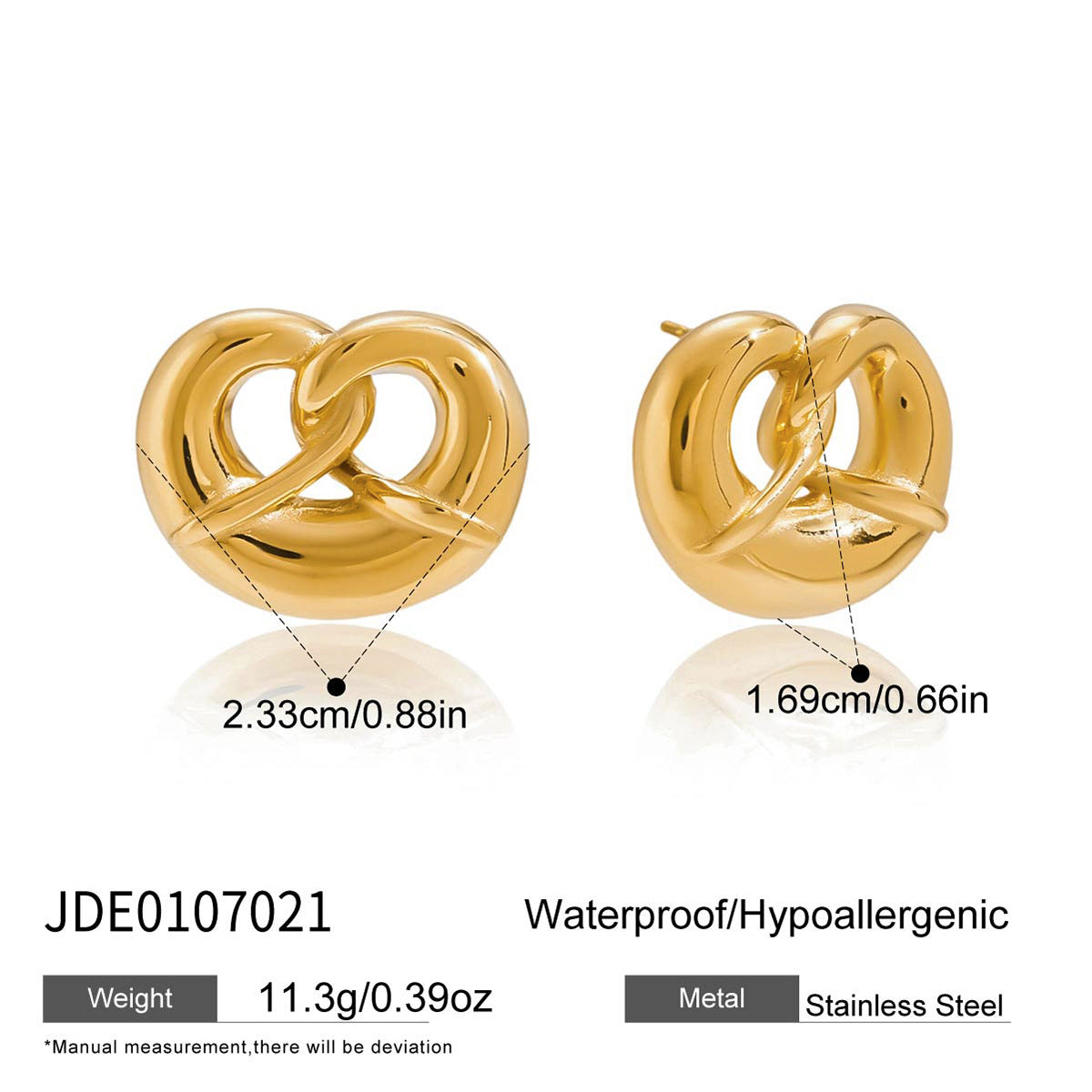 B廠 鈦鋼鍍18K金｜ 紅色水鑽櫻桃耳環 批發 折扣@洽客服 26.01.W2「JDE0209013」