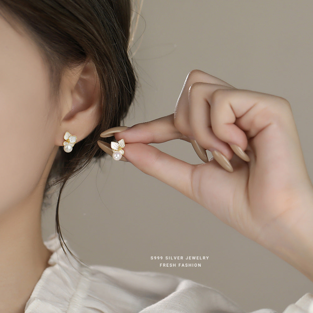 C廠 韓國韓版氣質珍珠S999純銀耳環 批發 折扣@洽客服 25.12.W3「F6671」