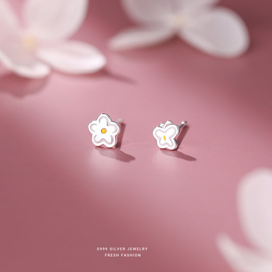 C廠 韓國韓版不規則小花S999純銀耳環 批發 折扣@洽客服 24.11.W2「E5772」