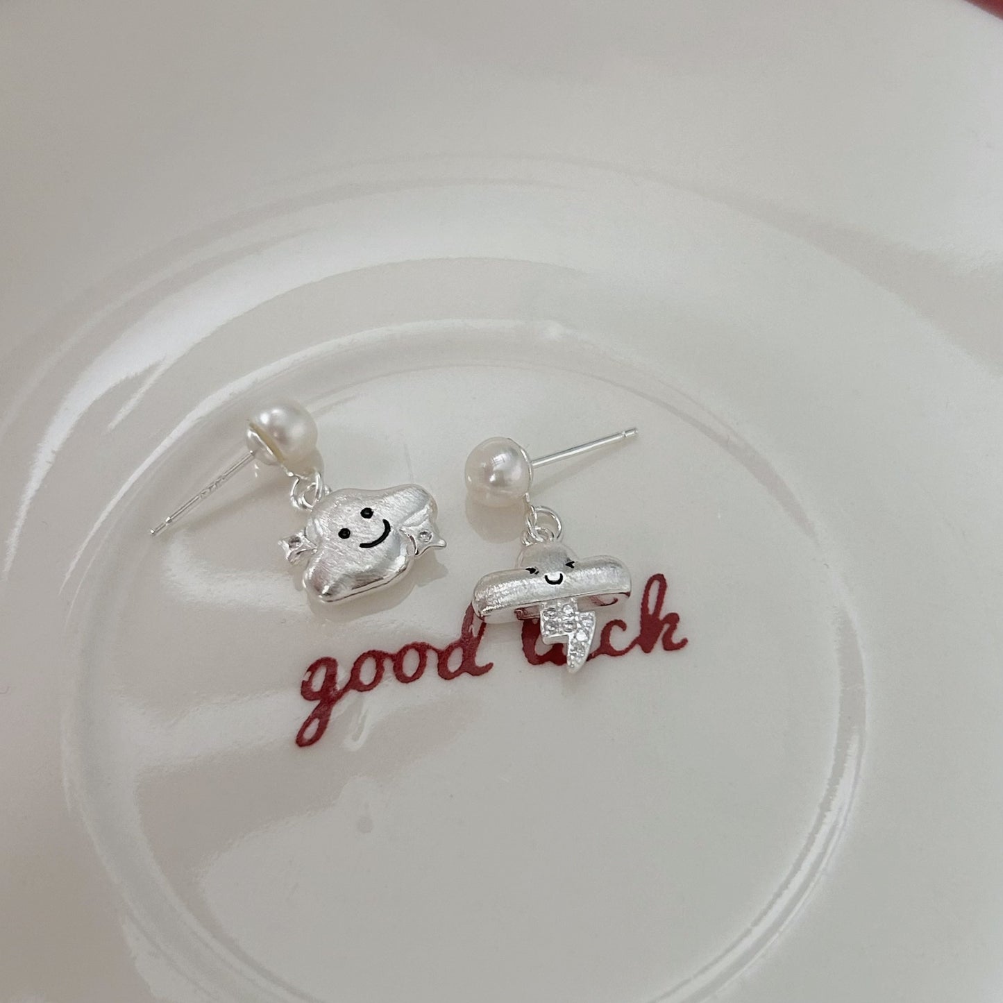 C3廠 韓國韓版可愛珍珠雲朵S925純銀耳環 批發 折扣@洽客服 25.11.W1「hes416」