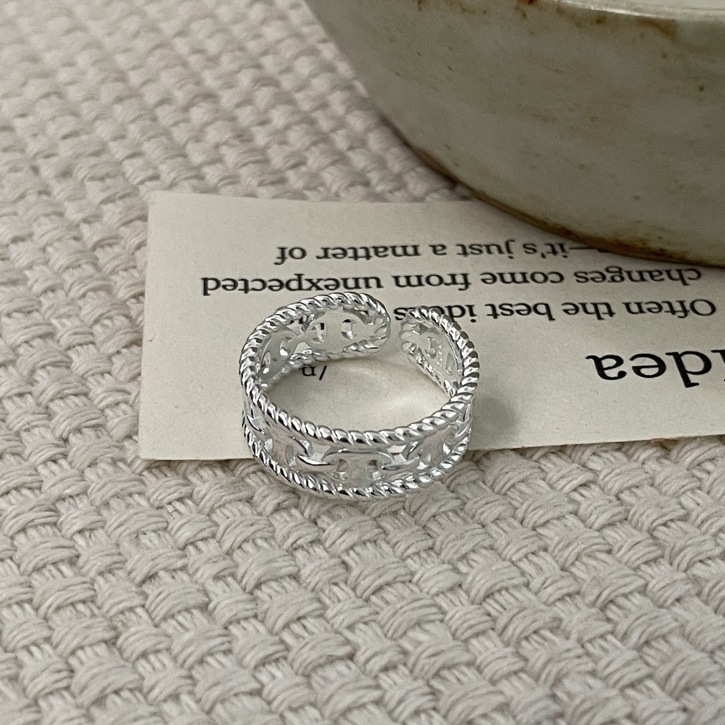 C2廠 韓國韓版豬鼻子S925純銀戒指 批發 折扣@洽客服 26.01.W1「XSR1117」