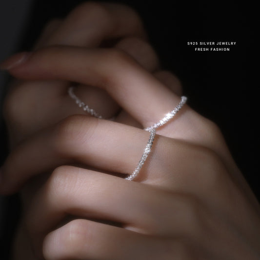 C廠 韓國韓版波光粼粼S925純銀戒指批發 折扣@洽客服 26.03.W3「K2065」