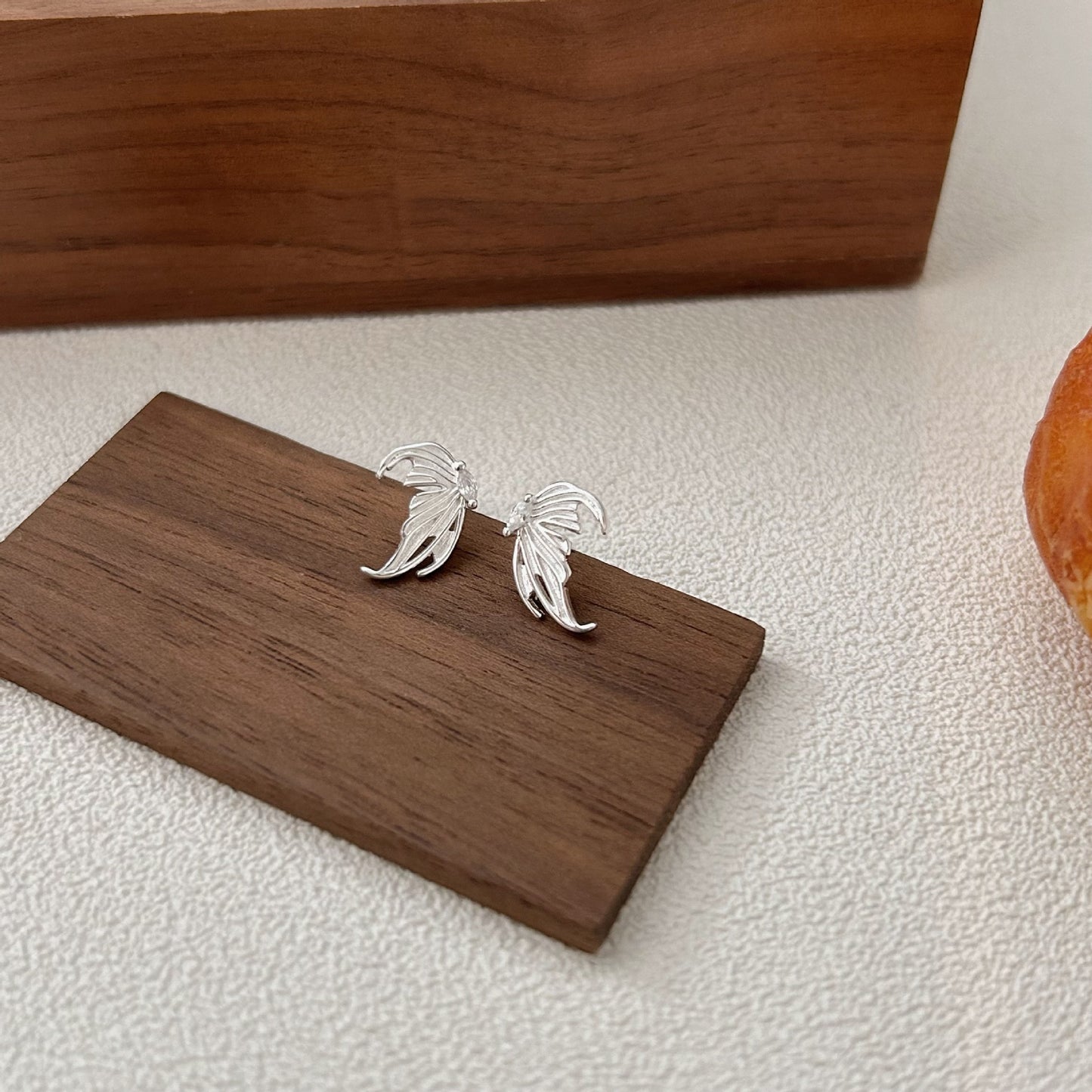 C3廠 韓版重工天使之翼S925純銀耳環 批發 折扣@洽客服 25/11.W4「es172」