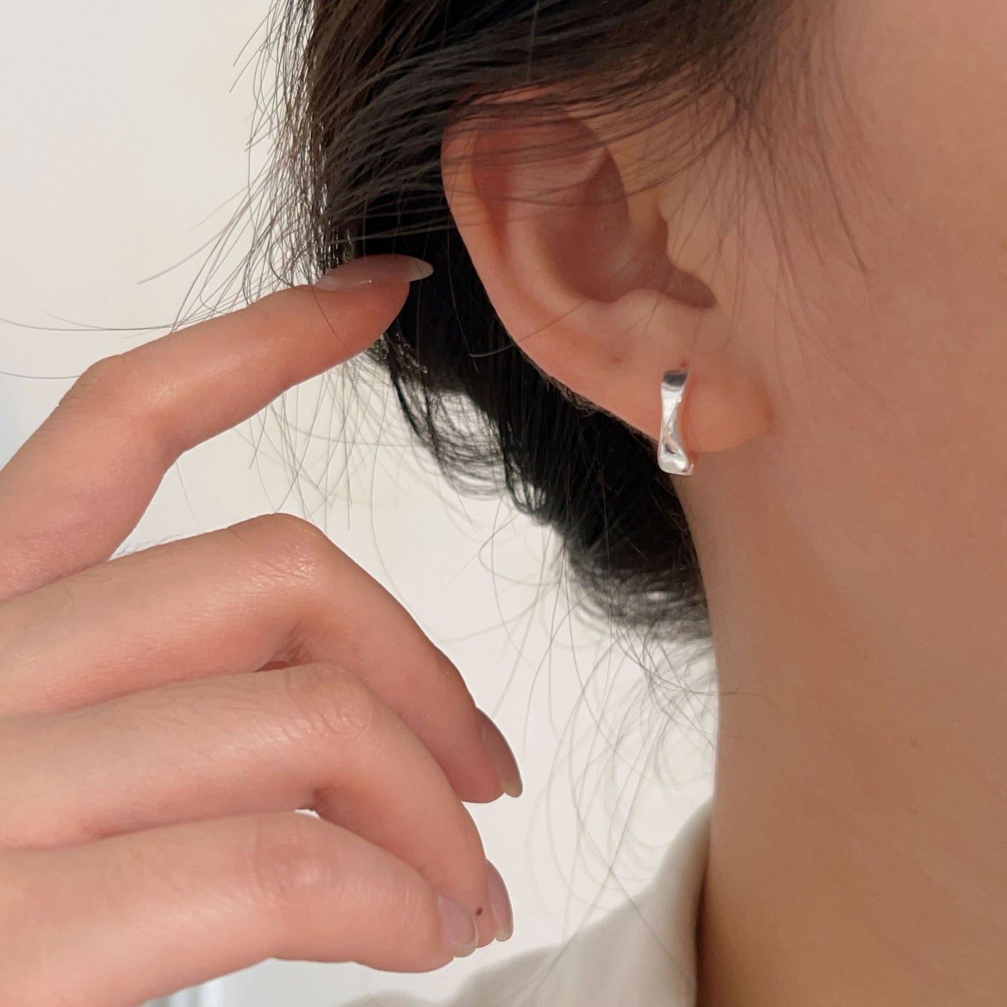 C3廠 韓版重工極簡幾何S925純銀耳環 批發 折扣@洽客服 25/11.W4「ES178」