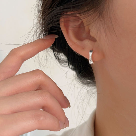 C3廠 韓版重工極簡幾何S925純銀耳環 批發 折扣@洽客服 25/11.W4「ES178」