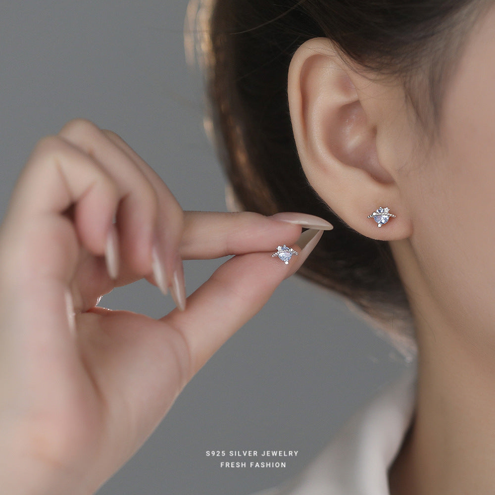 C廠 韓國韓版糖果風Q版星月S925純銀耳環 批發 折扣@洽客服 26.01.W1「E6005」