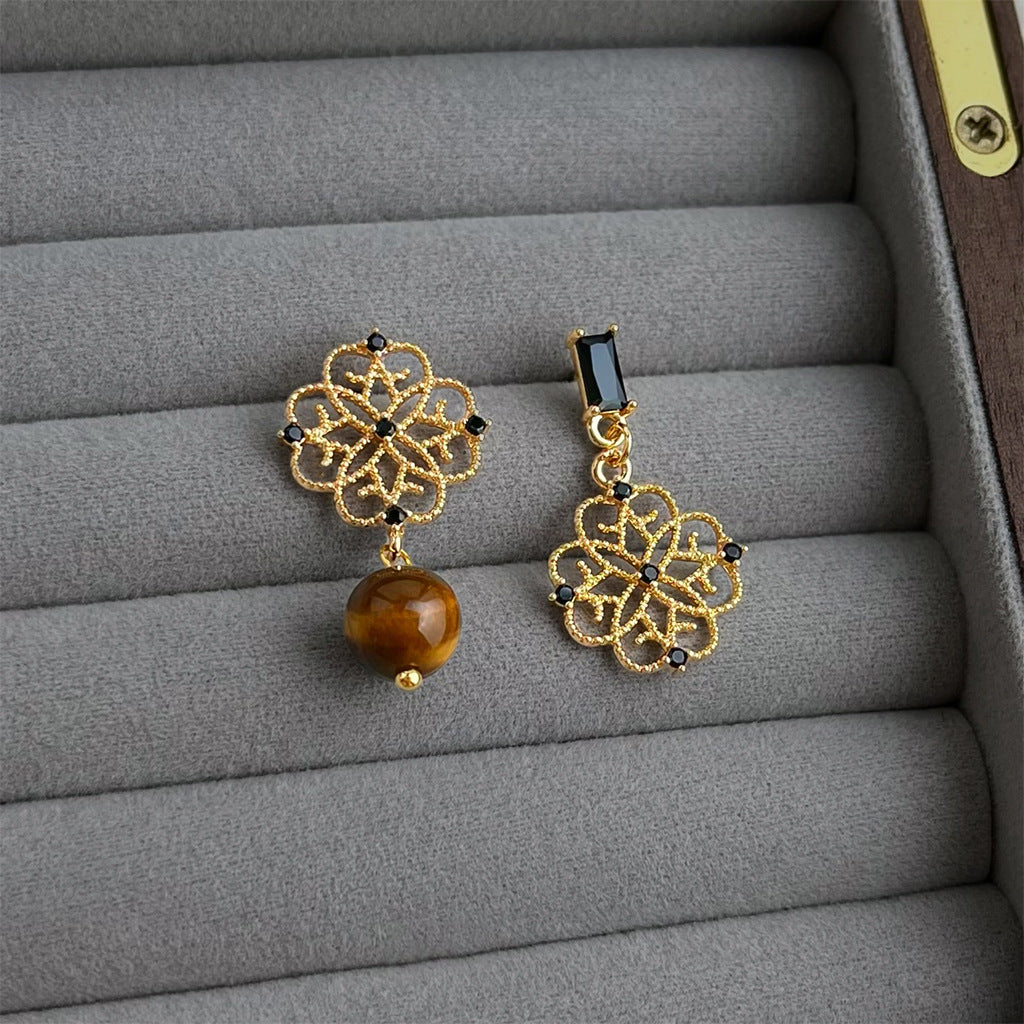 A廠 日韓款鏤空蕾絲鋯石耳環 批發 折扣@洽客服 26.01.W1「6952」