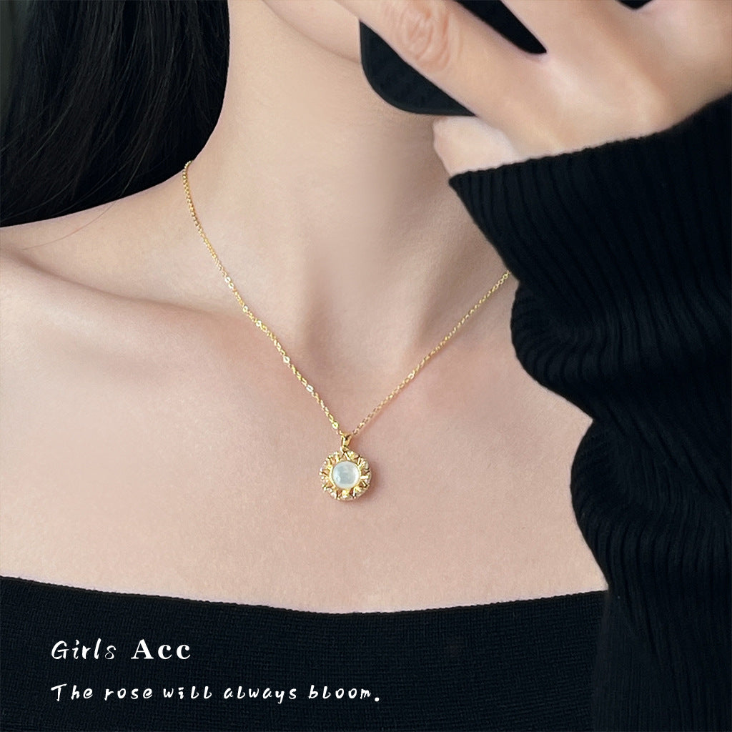 A廠 日韓款蒲公英鋯石銅鍍18k金項鍊 批發 折扣@洽客服 25.12.W2「4585」