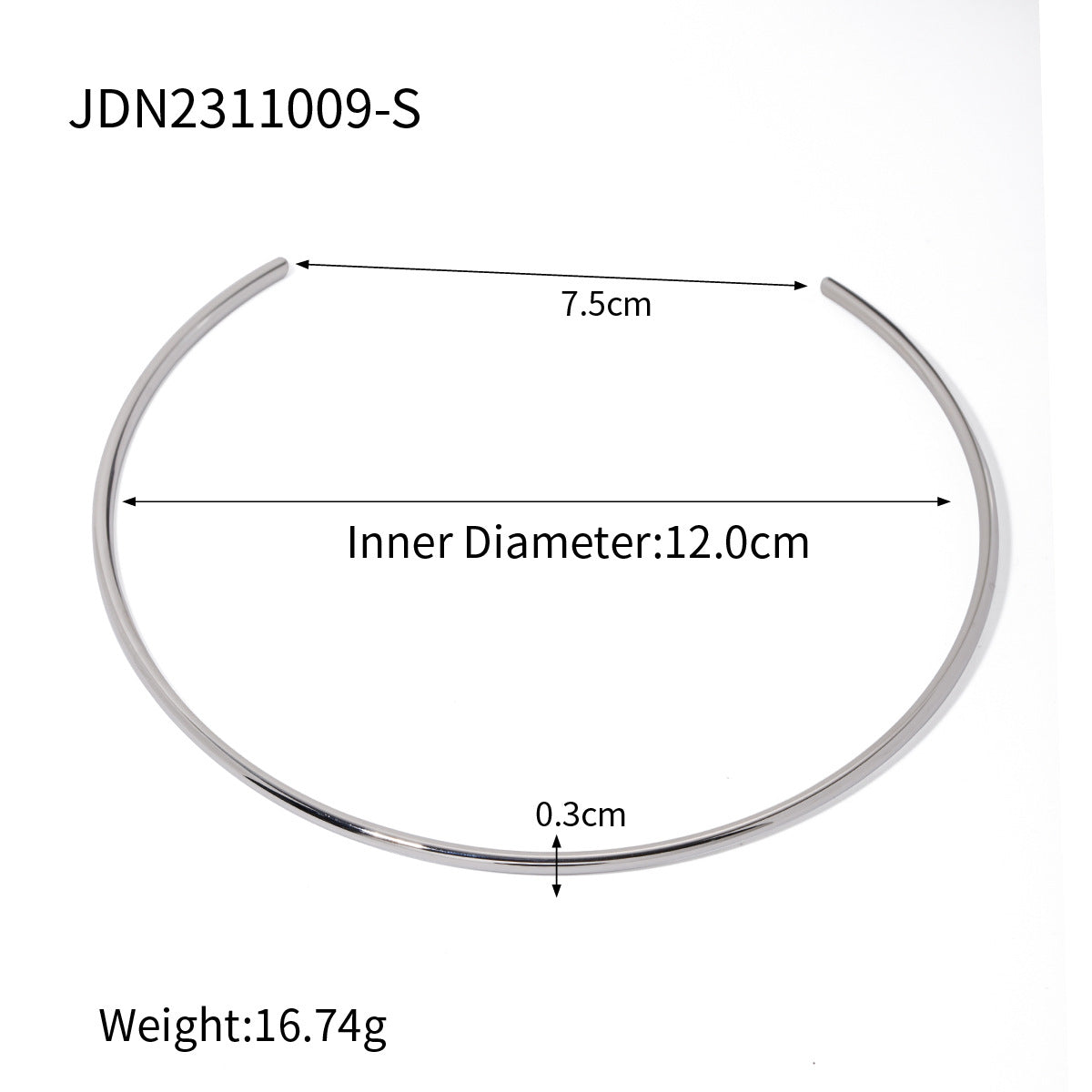 D廠 LOURDES 鈦鋼鍍18K金項鍊「JDN2311009」24.02 批發折扣@洽客服