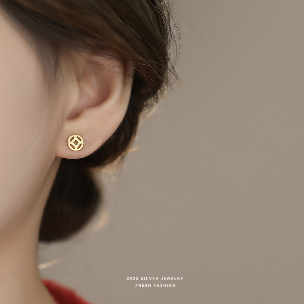 C廠  S925純銀｜ 馬上有錢耳環 批發 折扣@洽客服 26.01.W2「E6060」