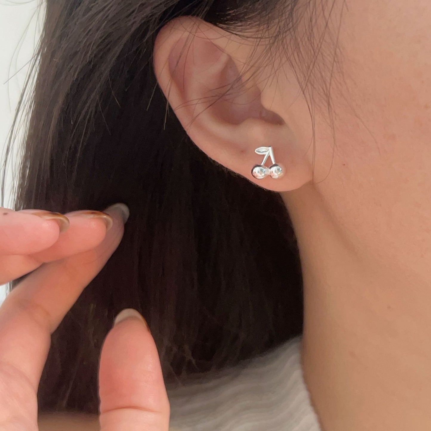 C3廠 韓國韓版櫻桃S925純銀耳環 批發 折扣@洽客服 25.12.W2「es154-1」