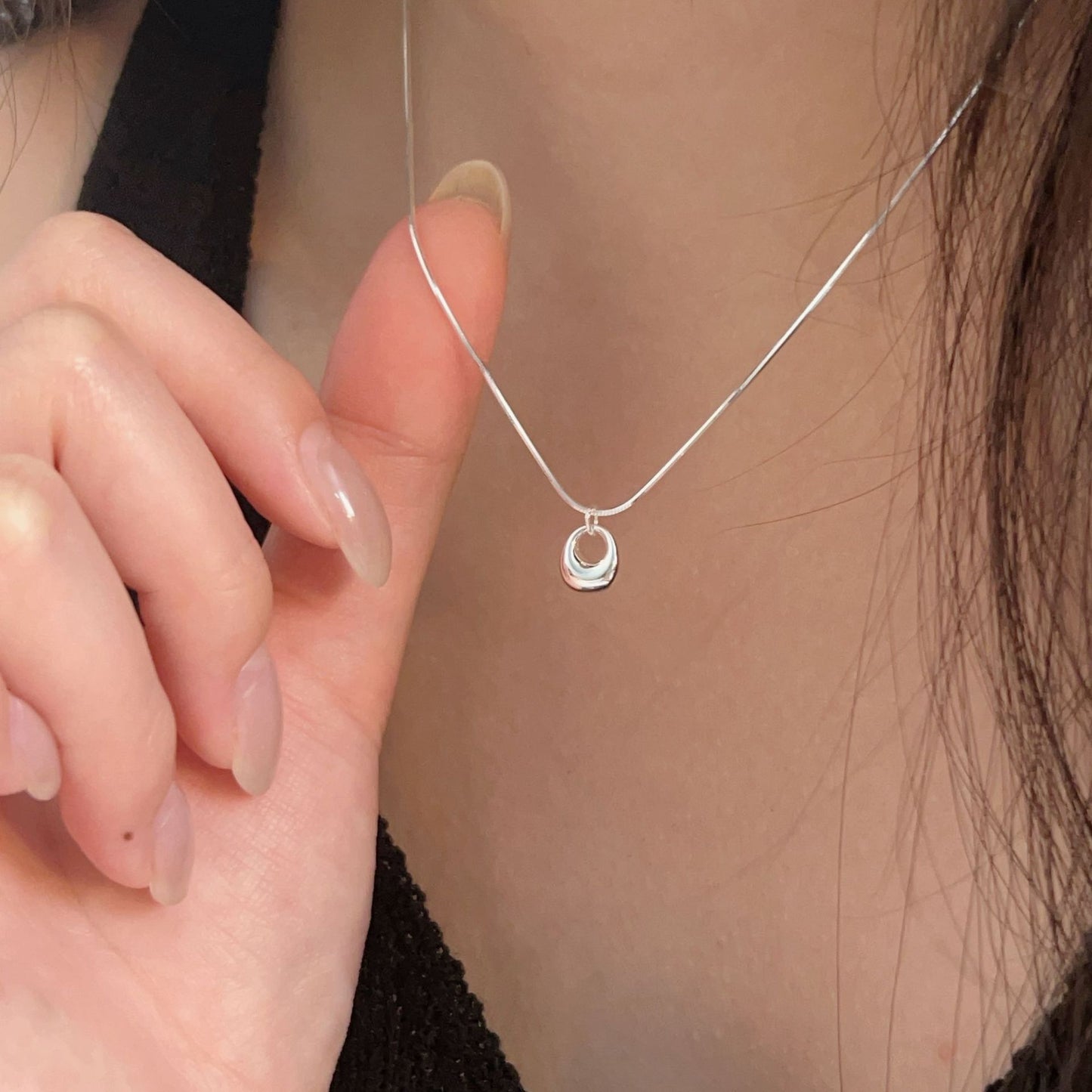 C3廠 韓版重工銀坨S925純銀項鍊 批發 折扣@洽客服 25/11.W4「hxl362」