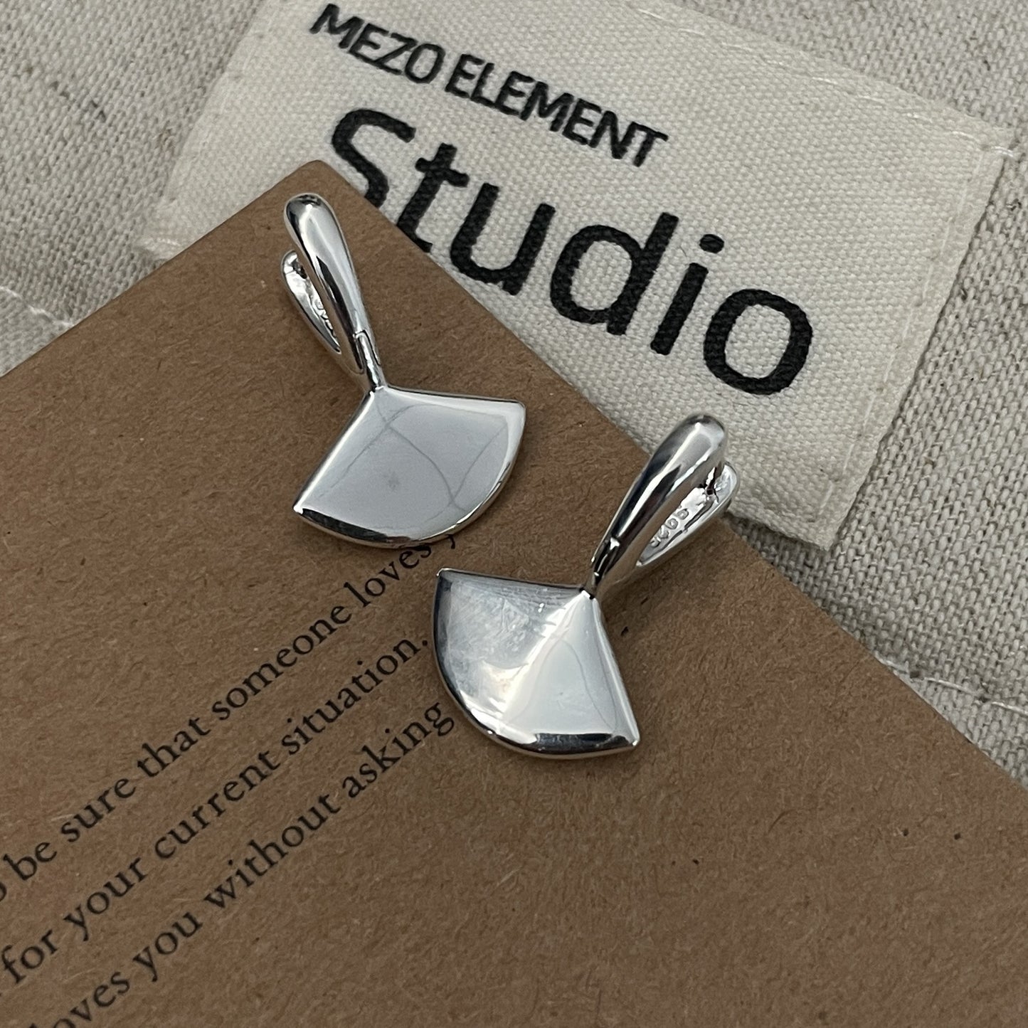 C2廠 S925純銀 ｜ 韓國韓版幾何扇子耳環 批發 折扣@洽客服 26.01.W2 「XSE2214」