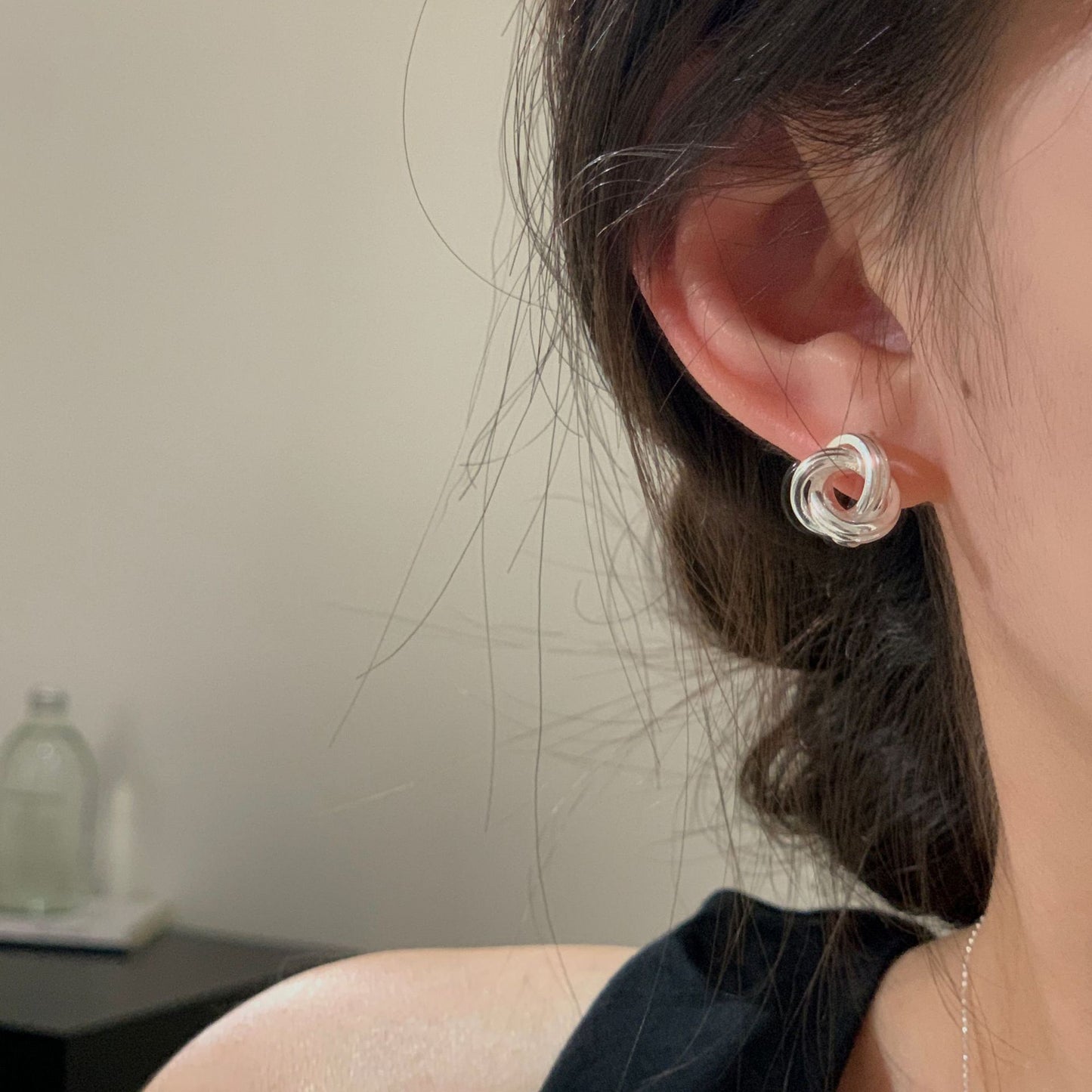 C2廠 韓國韓版麻花S925純銀耳環 批發 折扣@洽客服 25.11.W3「SE2505」