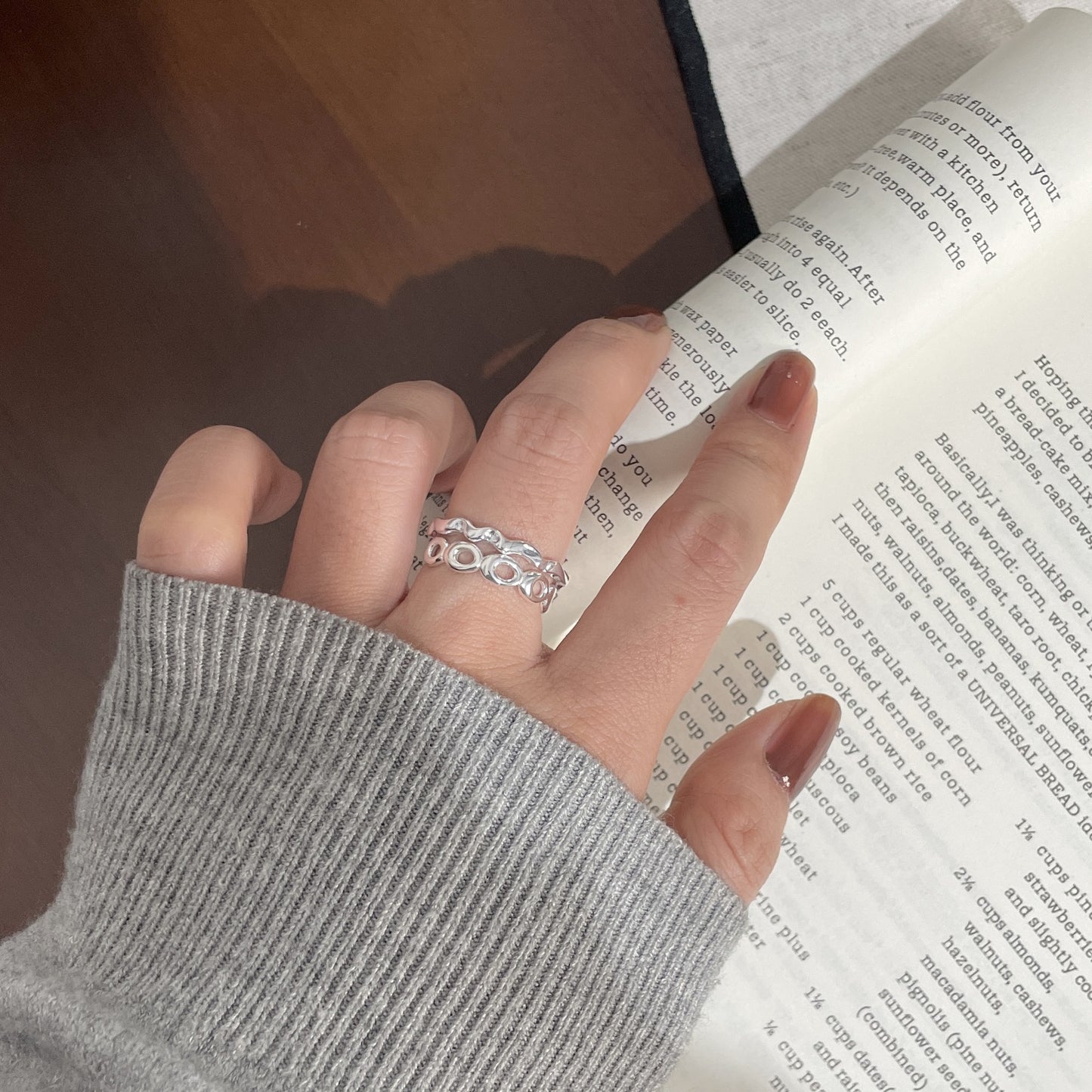 C2廠 韓國韓版不規則褶皺 S925純銀戒指 批發 折扣@洽客服 26.01.W1「XSR1287」