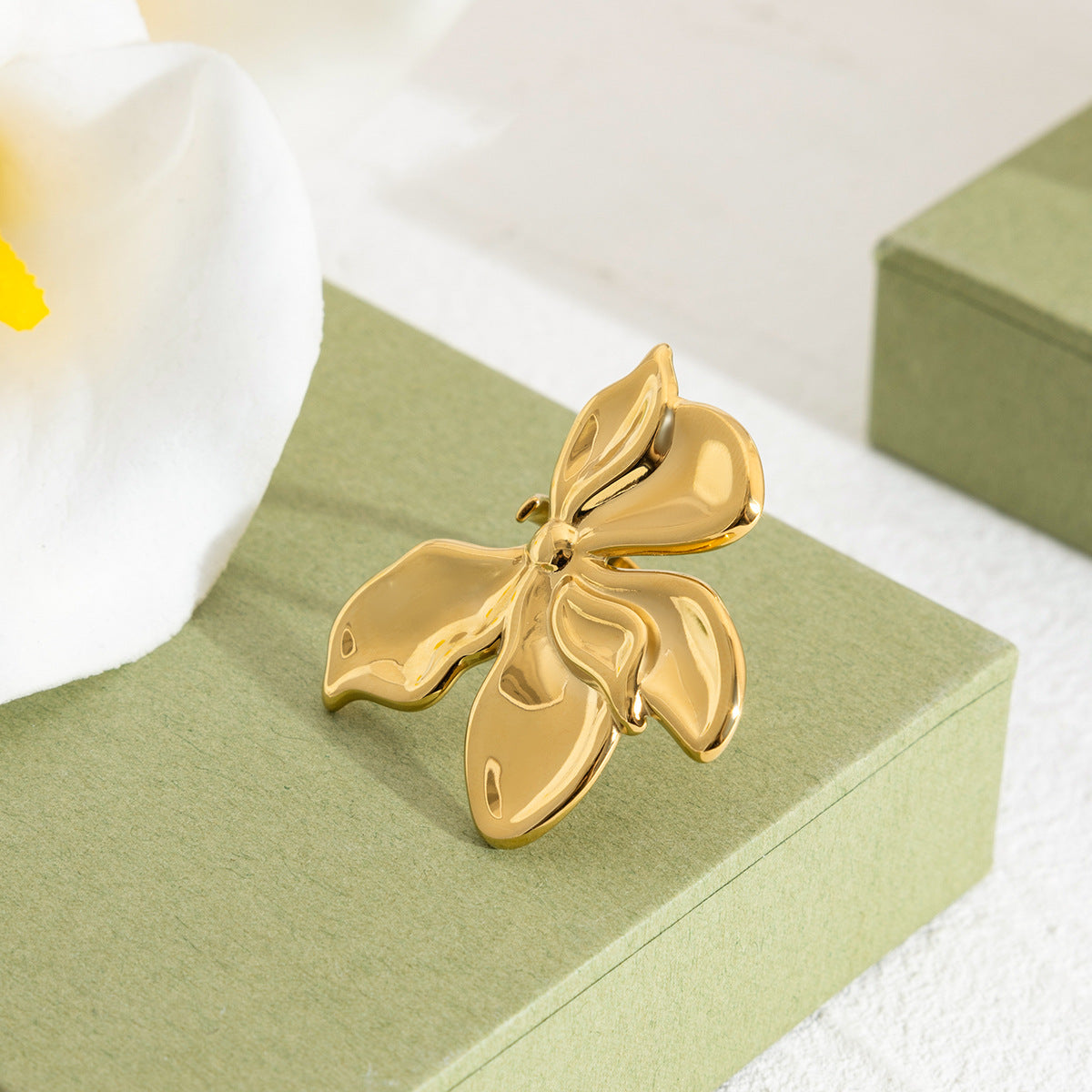 B廠 歐美款MICHELLE 開口鈦鋼鍍18K金戒指 批發 折扣@洽客服 25.12.W3 「JDR0309005」