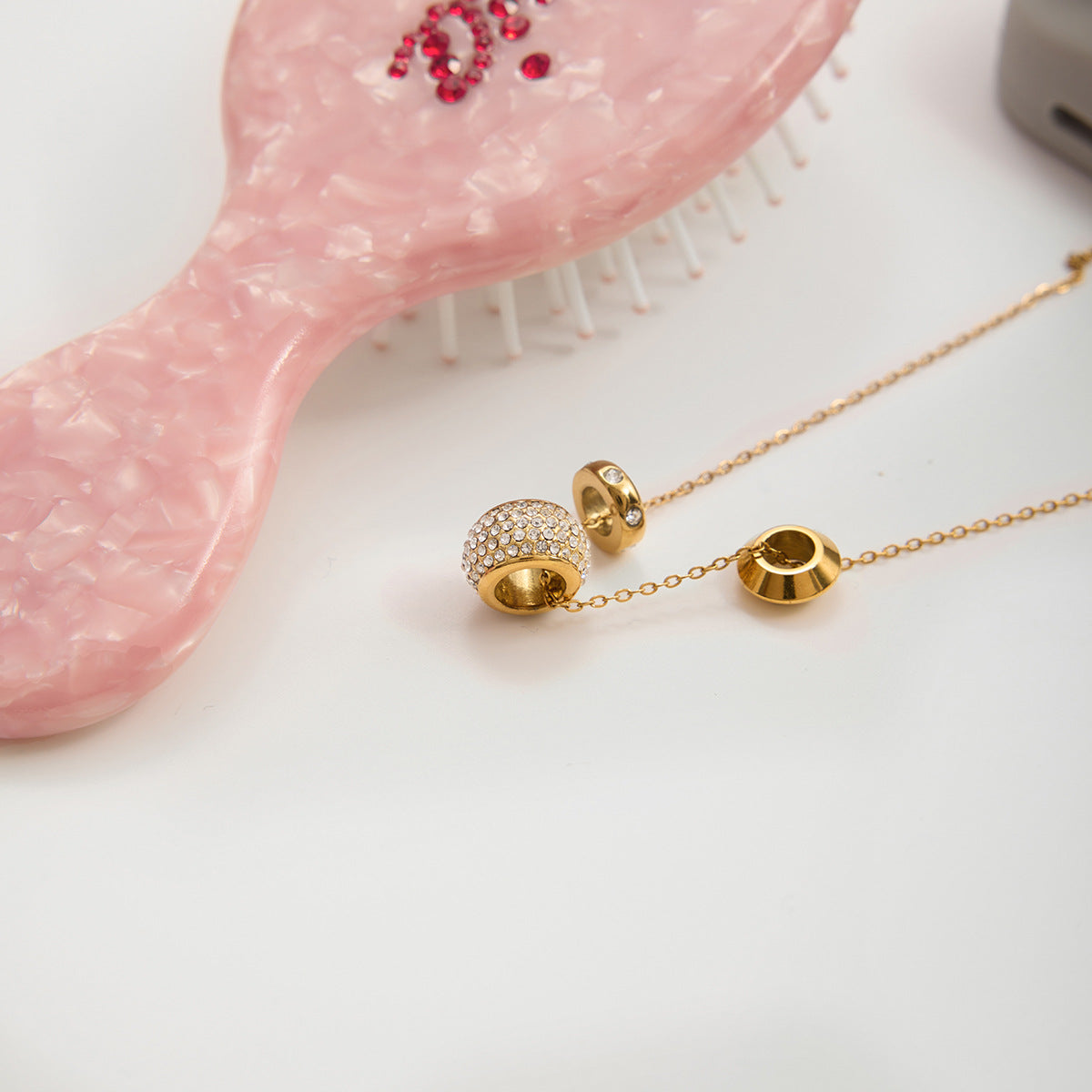 B廠 歐美款 Glück 鈦鋼鍍18K金項鍊 批發 折扣@洽客服 25.10.W5「JDN0307022」