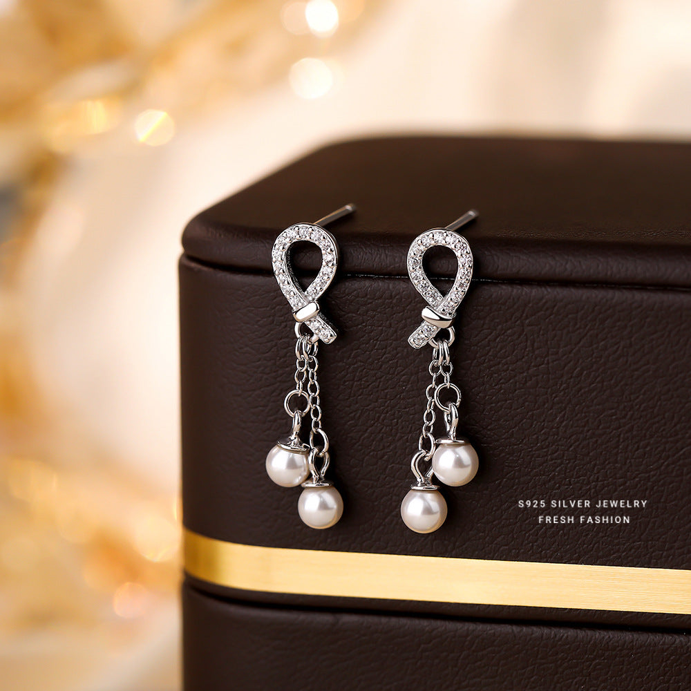 C廠 韓國韓版氣質珍珠S925純銀耳環 批發 折扣@洽客服 25.10.W5「E5638」