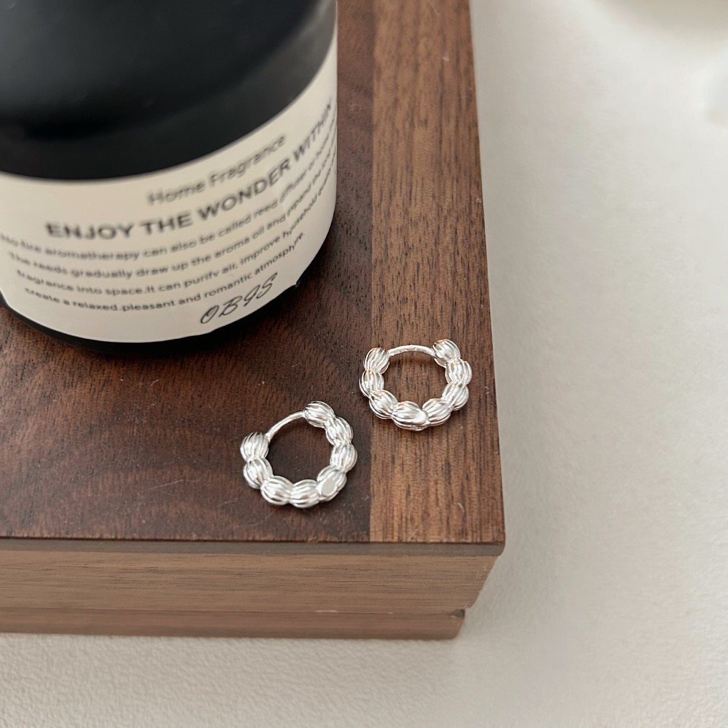 C3廠 韓版重工米粒珠S925純銀耳環 批發 折扣@洽客服 25/11.W4「es173」