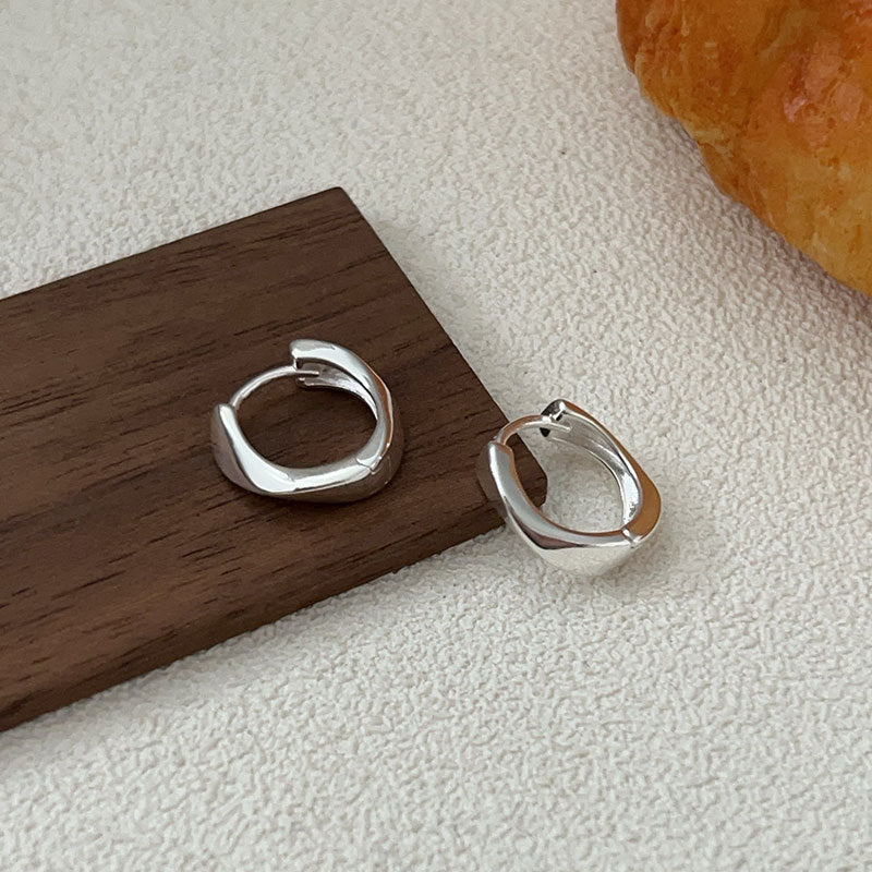 C3廠 韓版重工極簡幾何S925純銀耳環 批發 折扣@洽客服 25/11.W4「ES178」