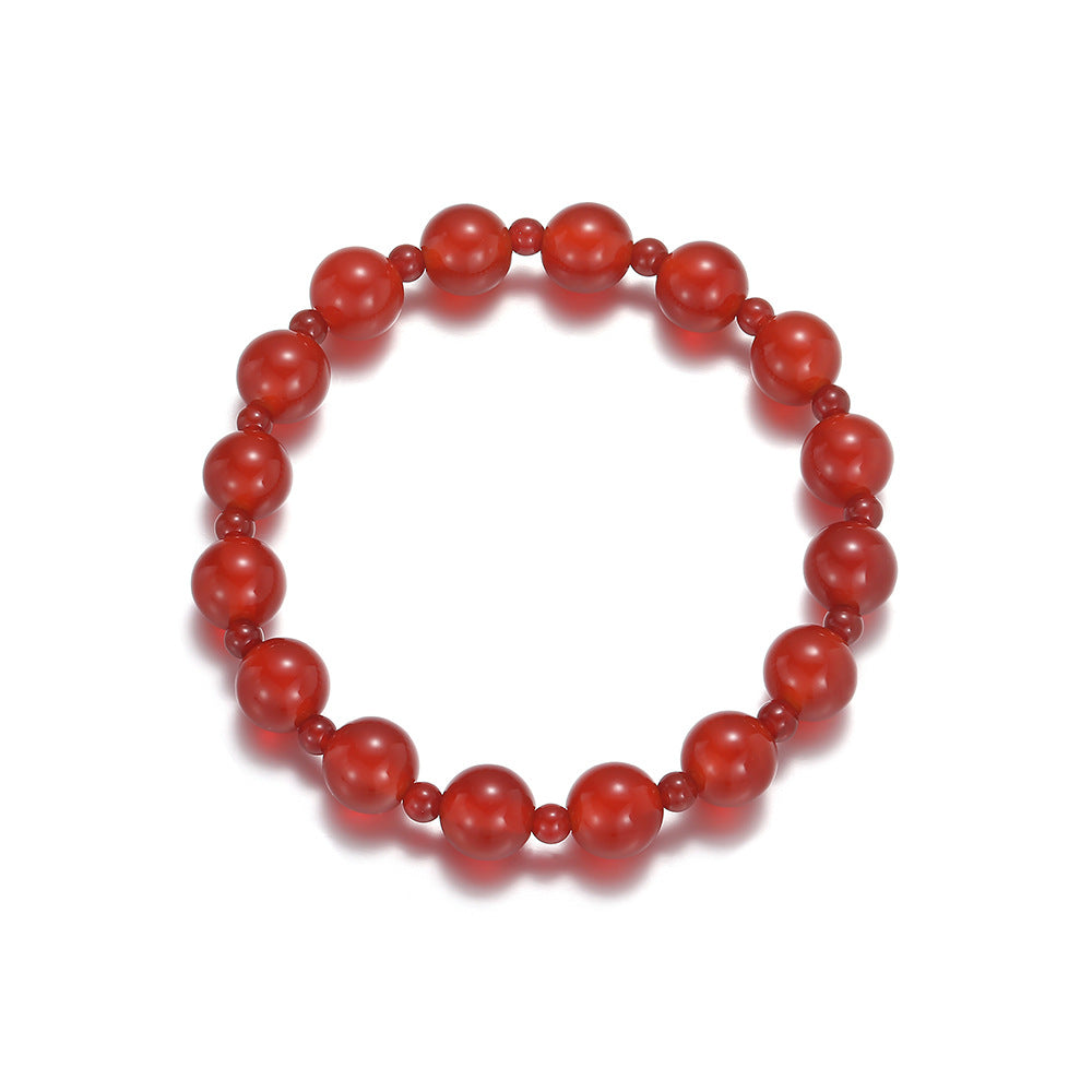 C廠 紅瑪瑙水晶手鍊 26.02.W1「L1295」