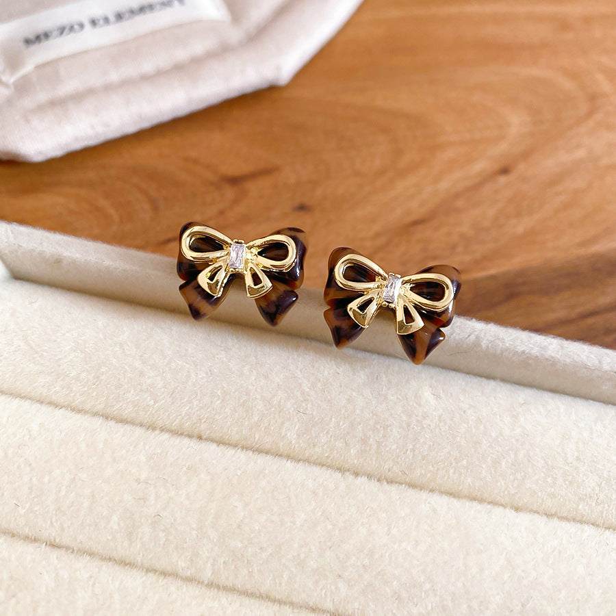 A2廠 韓國韓版鑲鑽蝴蝶結耳環  批發 折扣@洽客服 26.01.W1「HE29692」