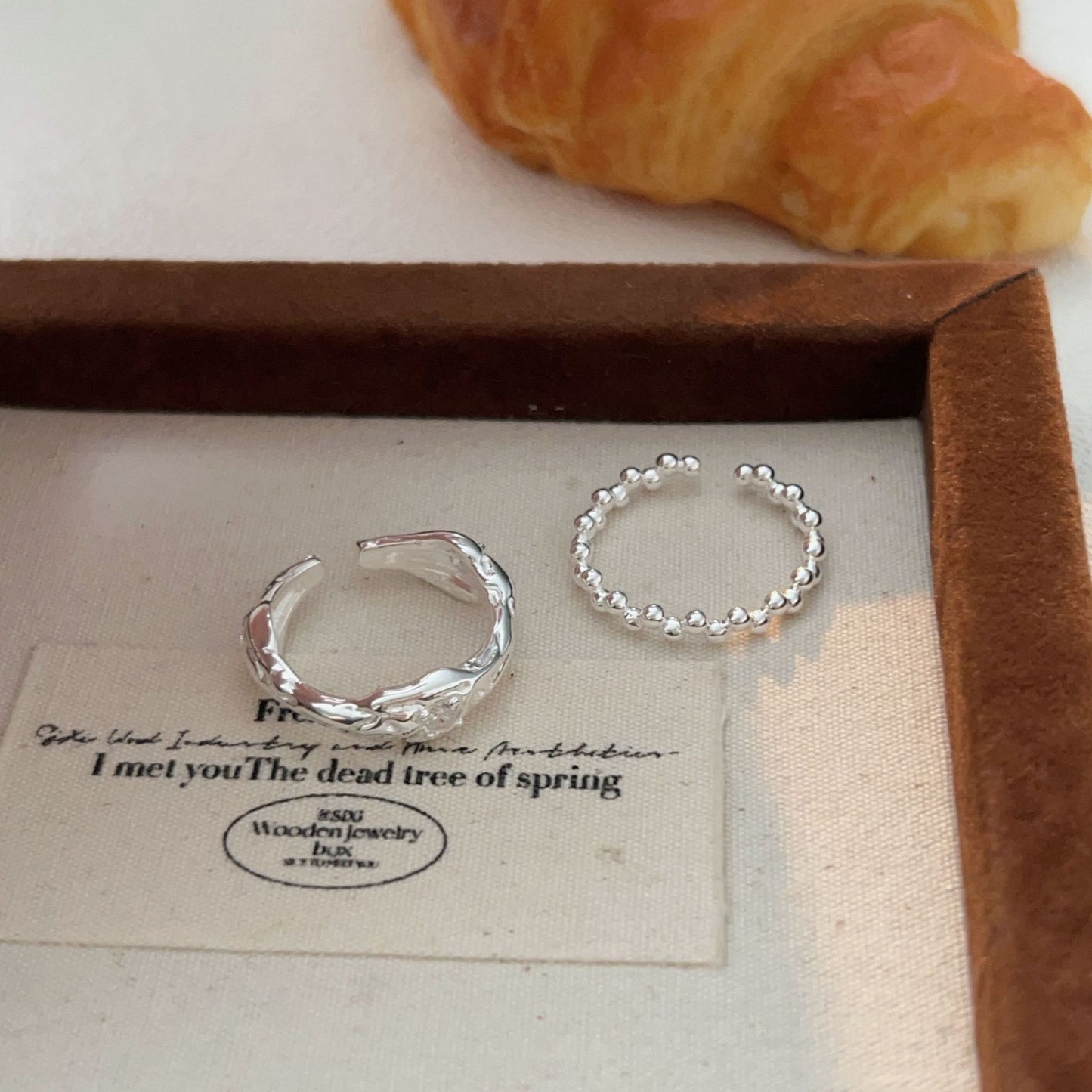 C3廠 韓國韓版極簡不規則S925純銀戒指 批發 折扣@洽客服 25.11.W1「HJZ301 HJZ302」