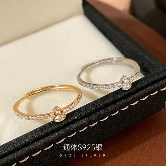 C廠 滿鑽小葫蘆S925純銀戒指批發 折扣@洽客服 26.07.W4「RS3869」