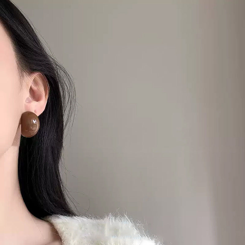 A2廠 韓國韓版彩色壓克力C型銀針耳環 批發 折扣@洽客服 25.12.W4「HE29803」