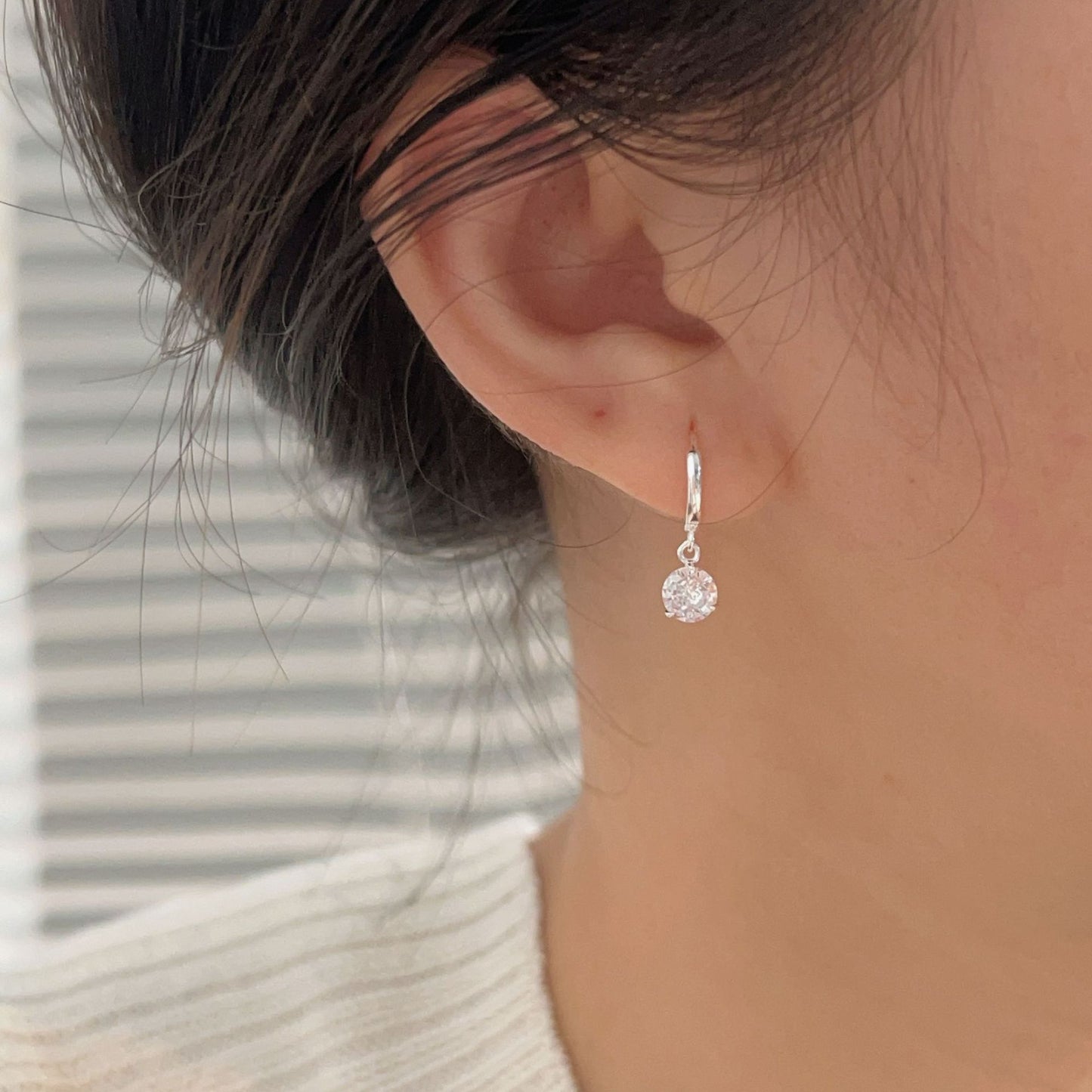 C3廠 韓版重工優雅鑲嵌S925純銀耳環 批發 折扣@洽客服 25/11.W4「es184」