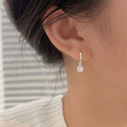 C3廠 韓版重工優雅鑲嵌S925純銀耳環 批發 折扣@洽客服 25/11.W4「es184」