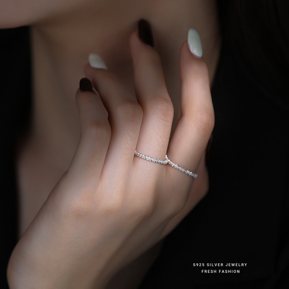C廠 韓國韓版波光粼粼S925純銀戒指批發 折扣@洽客服 26.03.W3「K2065」