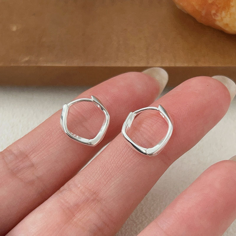 C3廠 韓國韓版幾何極簡S925純銀耳環 批發 折扣@洽客服 25.11.W1「ES181」