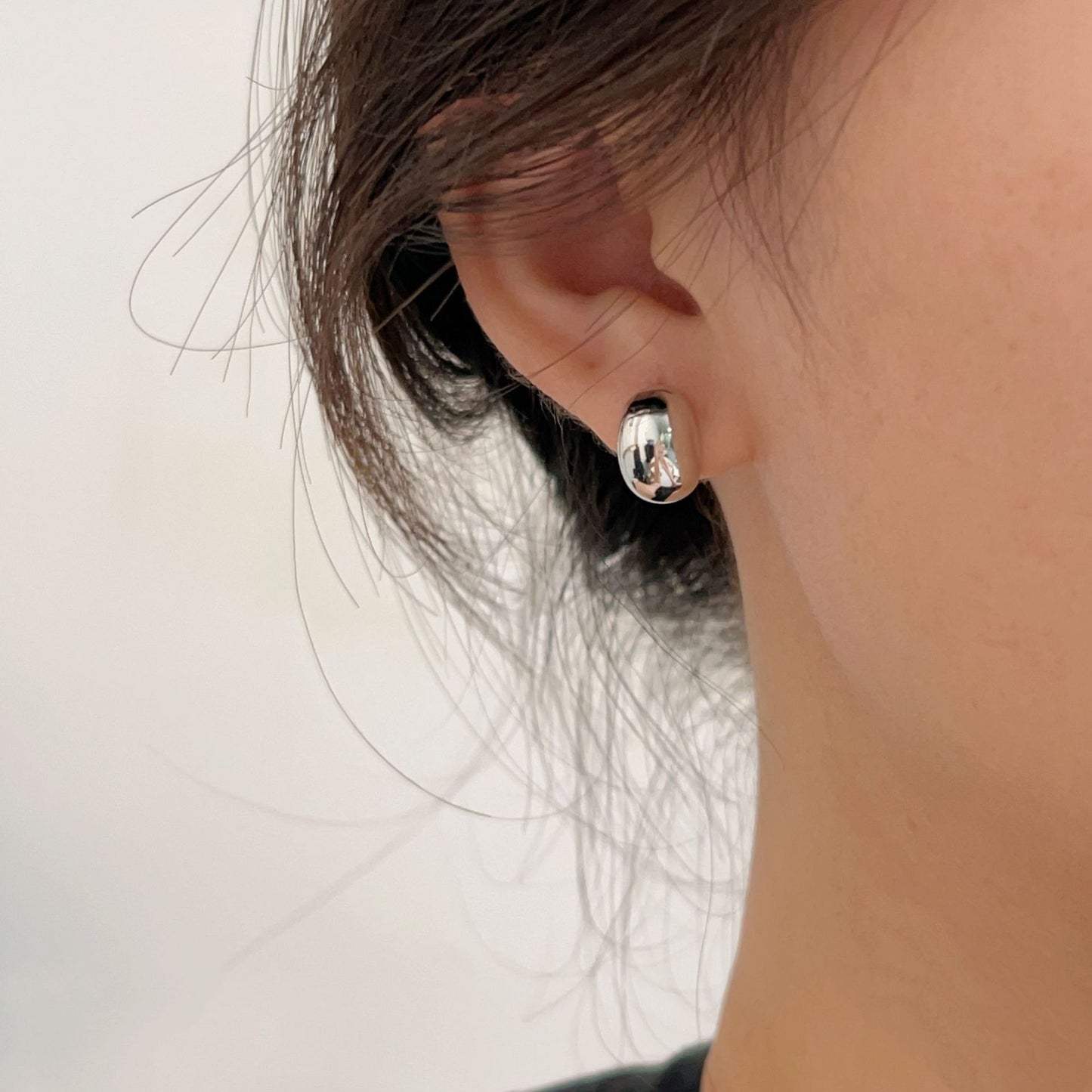 C3廠 韓版重工小銀豆S999足銀耳環 批發 折扣@洽客服 25/11.W4「SES105」