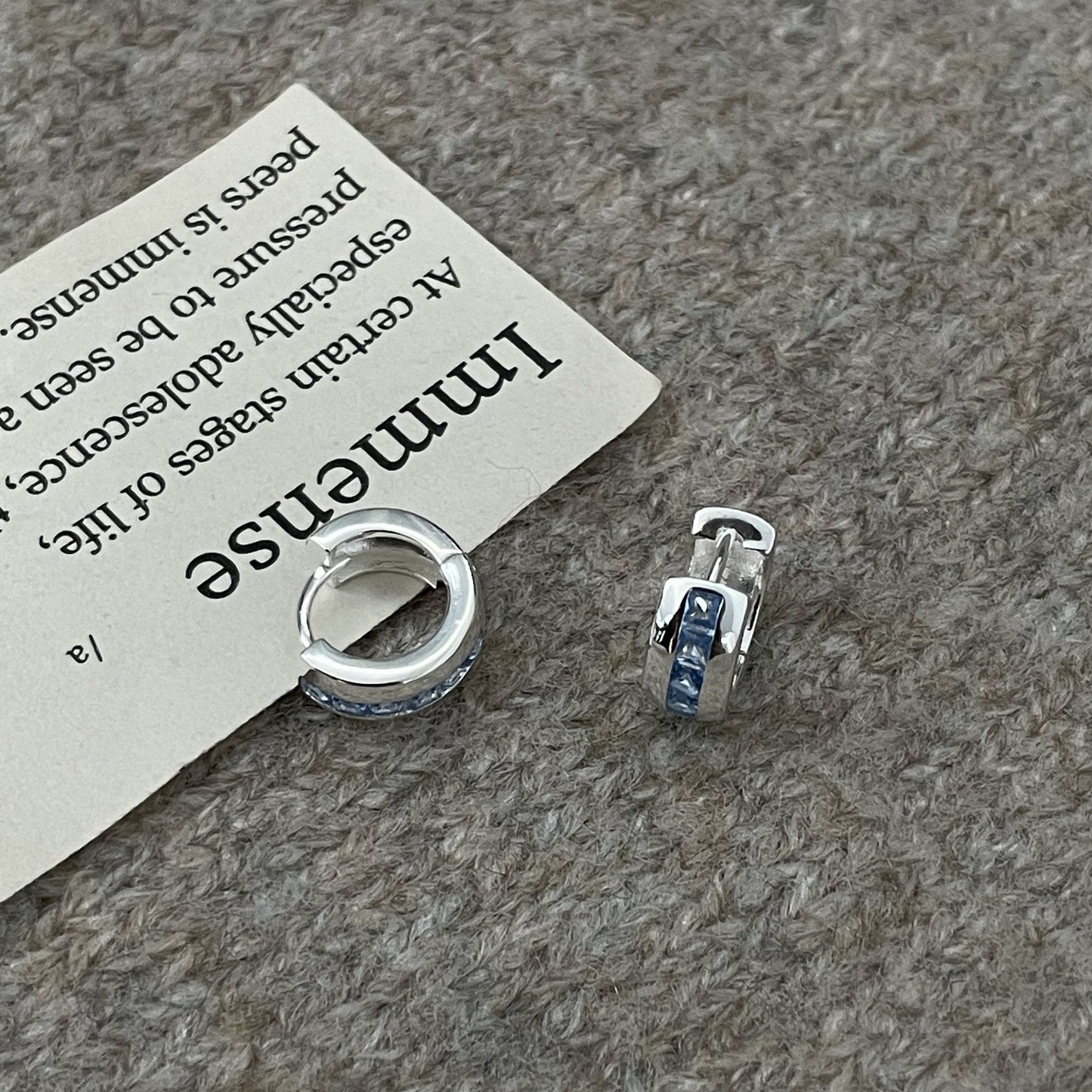 C2廠 925純銀 鑲嵌方形鋯石耳環 批發 折扣@洽客服 26.01.W2「XSE2252」