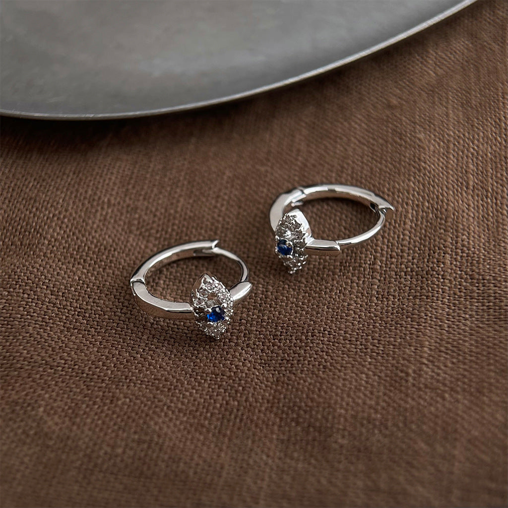 A廠 日韓款氣質鋯石眼睛耳環 批發 折扣@洽客服 26.01.W1「6968」