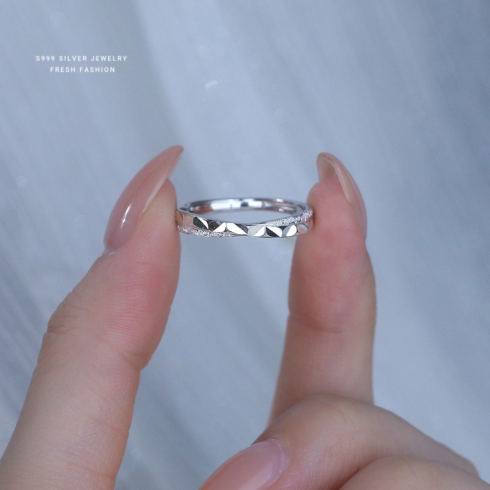 C廠 韓國韓版星辰大海S999純銀開口戒指 批發 折扣@洽客服 25.12.W1「F6138」