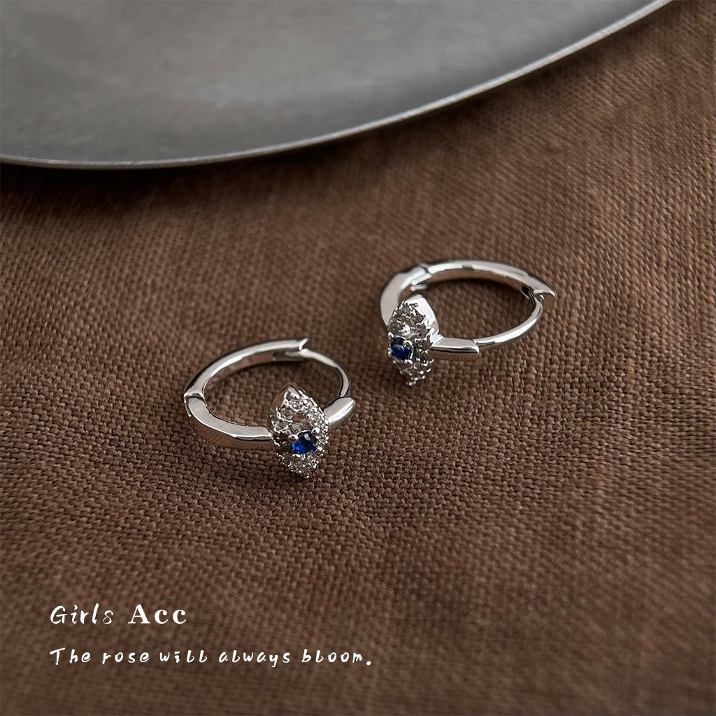 A廠 日韓款氣質鋯石眼睛耳環 批發 折扣@洽客服 26.01.W1「6968」