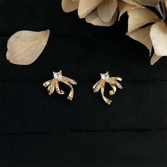 A廠 日韓款飄帶蝴蝶結耳環 批發 折扣@洽客服 26.01.W1「6953」