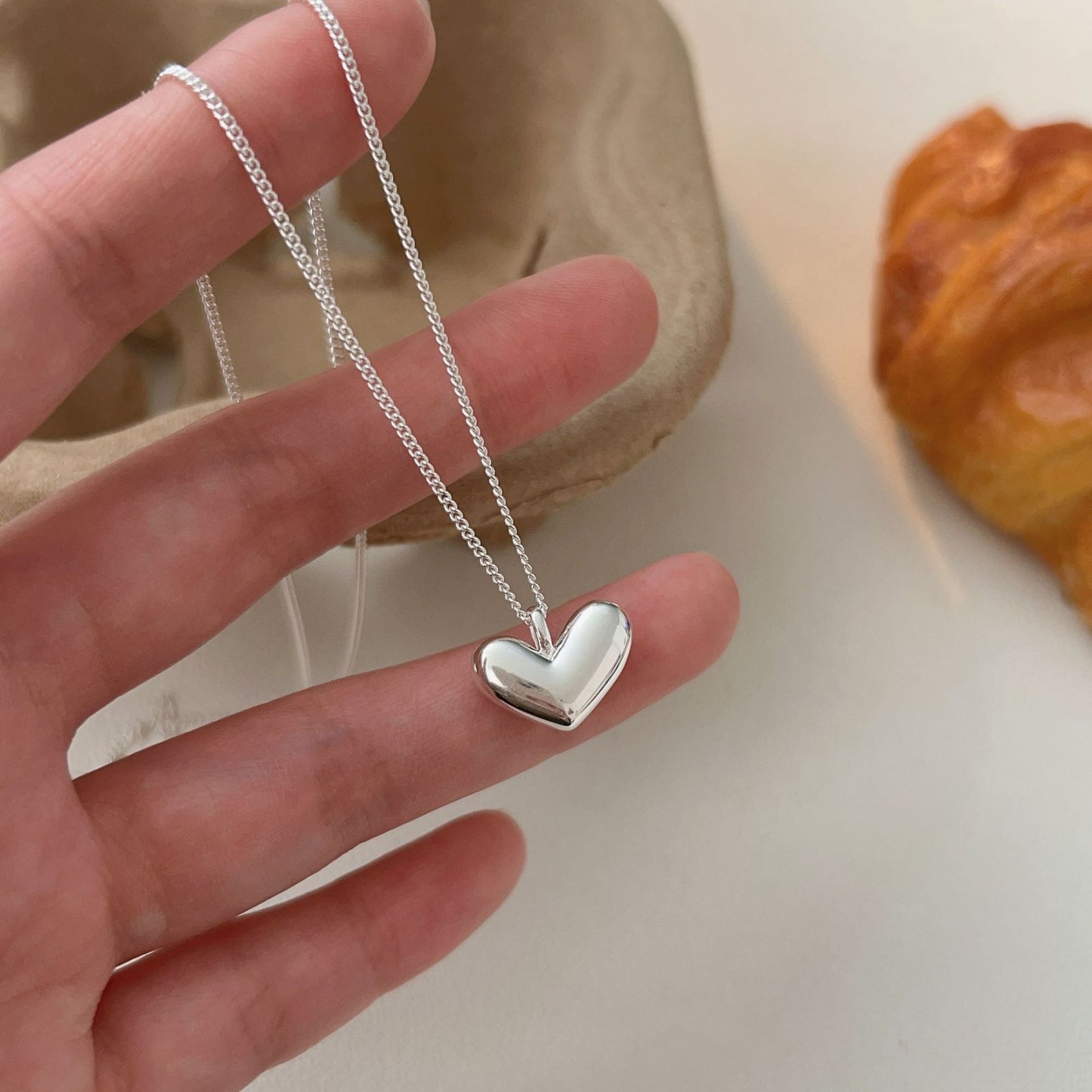 C3廠 韓國韓版眷愛之心2面戴 S925純銀項鍊批發 折扣@洽客服 25.03.W2「xl142」