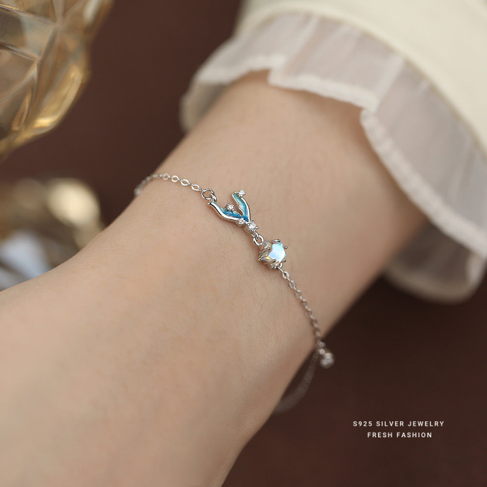 C廠 S925純銀｜ 炫彩美人魚尾手鍊 批發 折扣@洽客服 26.01.W2「L1269」