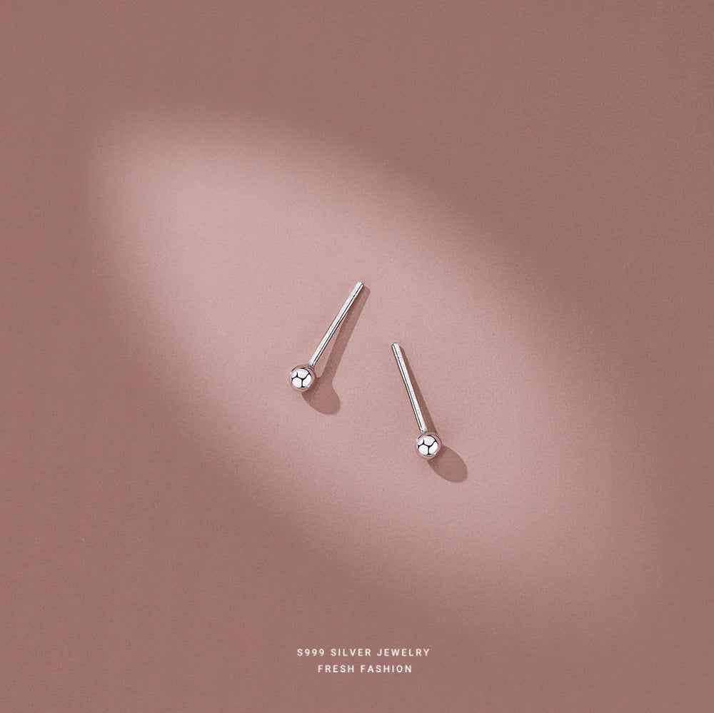 C廠 韓國韓版簡約養耳洞小巧S999足銀耳環批發 折扣@洽客服 26.03.W2「CE036 CE064 CE065 CE066」