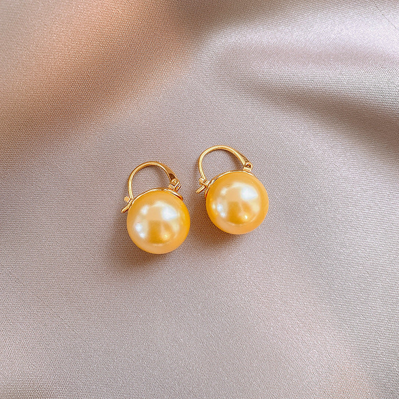 A2廠 韓國韓版圓形珍珠電鍍18K真金銀針耳環 批發 折扣@洽客服 25.11.W1「HE21236」