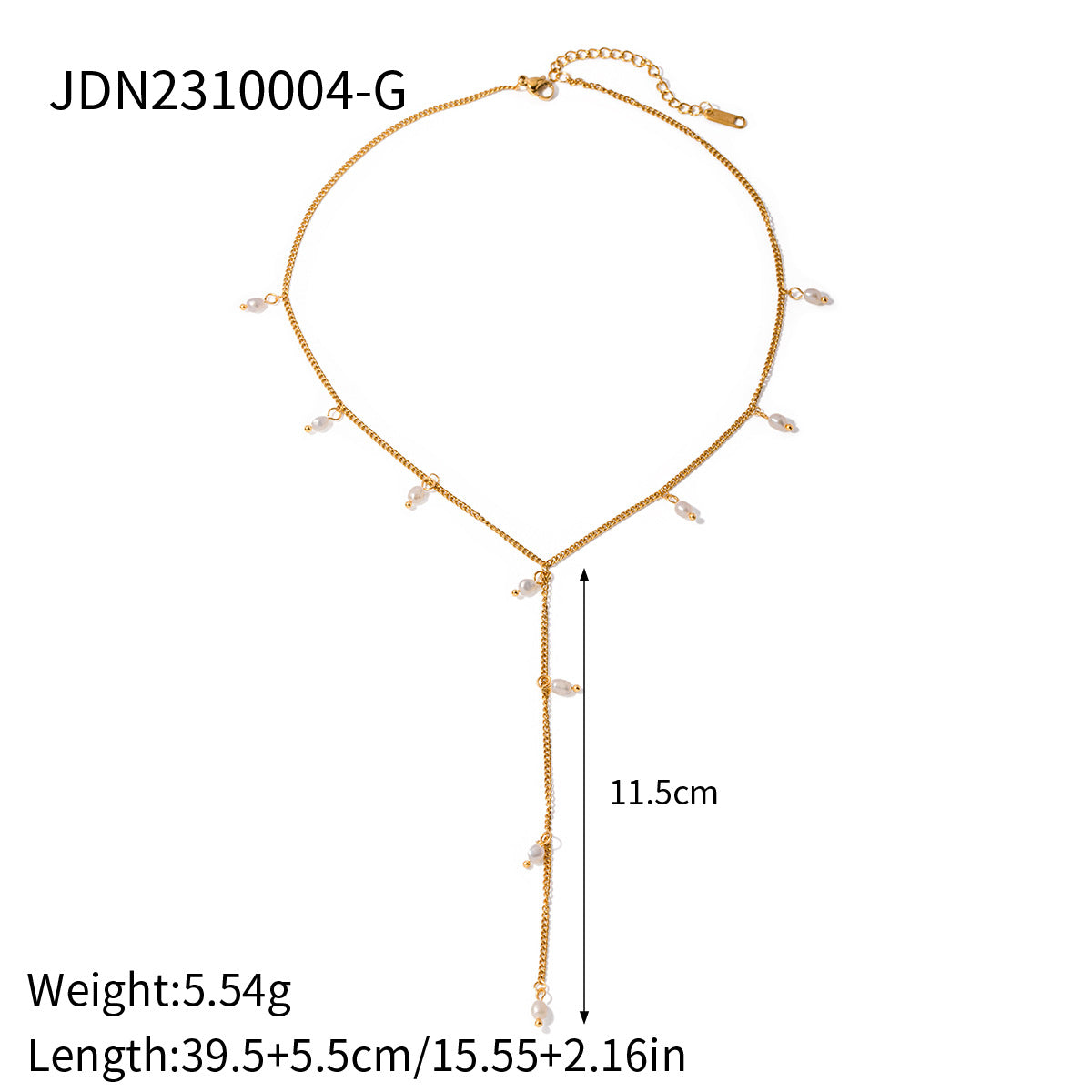 D廠 HORACE 鈦鋼鍍18K金項鍊「JDN2310004-G」24.02 批發折扣@洽客服