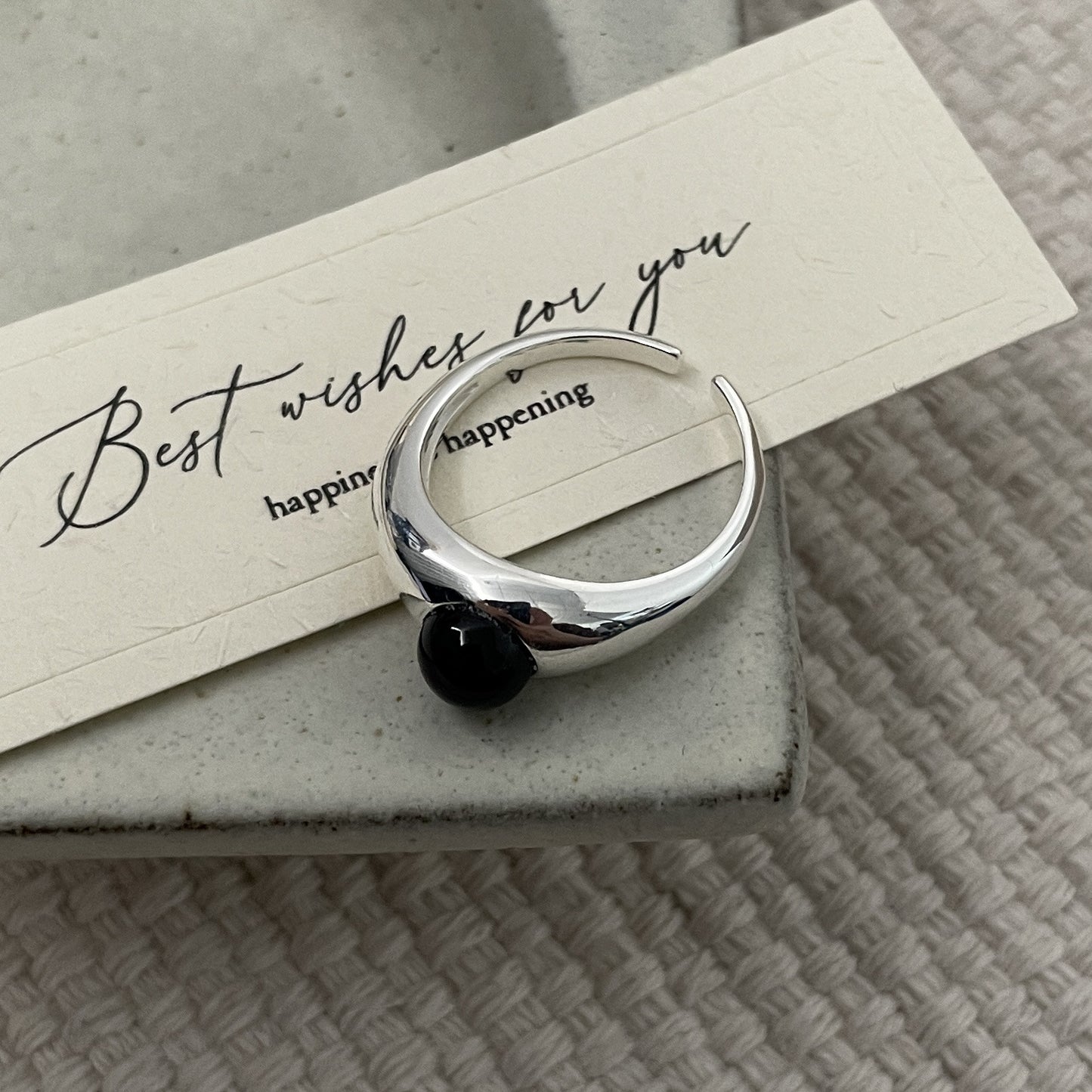 C2廠 韓國韓版瑪瑙 S925純銀戒指 批發 折扣@洽客服 26.01.W1「XSR1061」