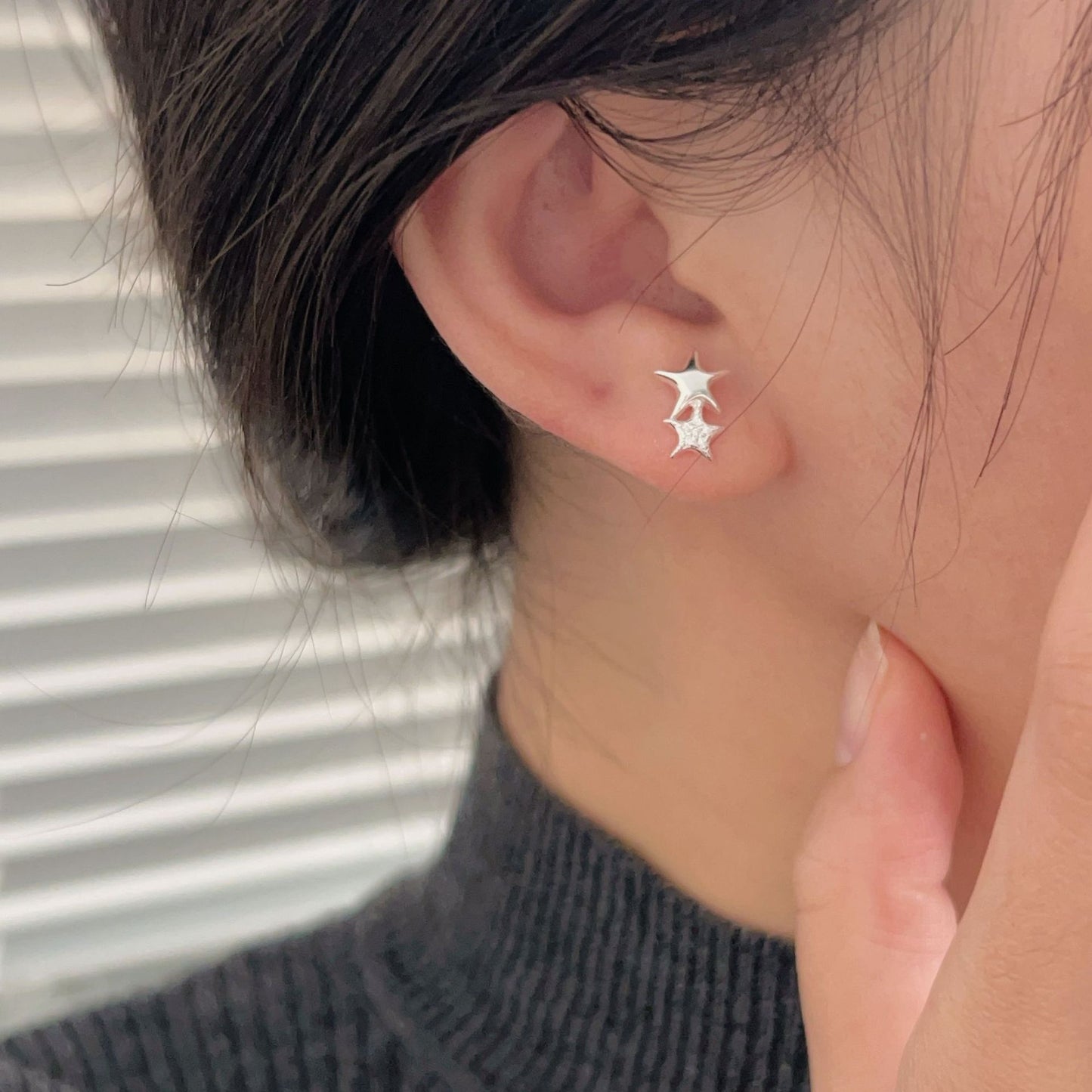 C3廠 韓國韓版S925純銀｜星星耳環 批發 折扣@洽客服 26.02.W3「ES194」